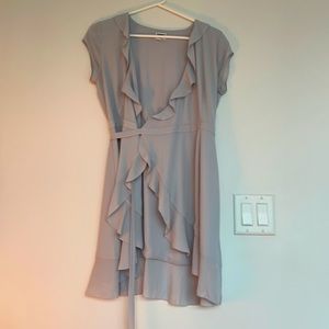 Sunday Best wrap dress, size 0, worn twice, baby blue/lilac colour